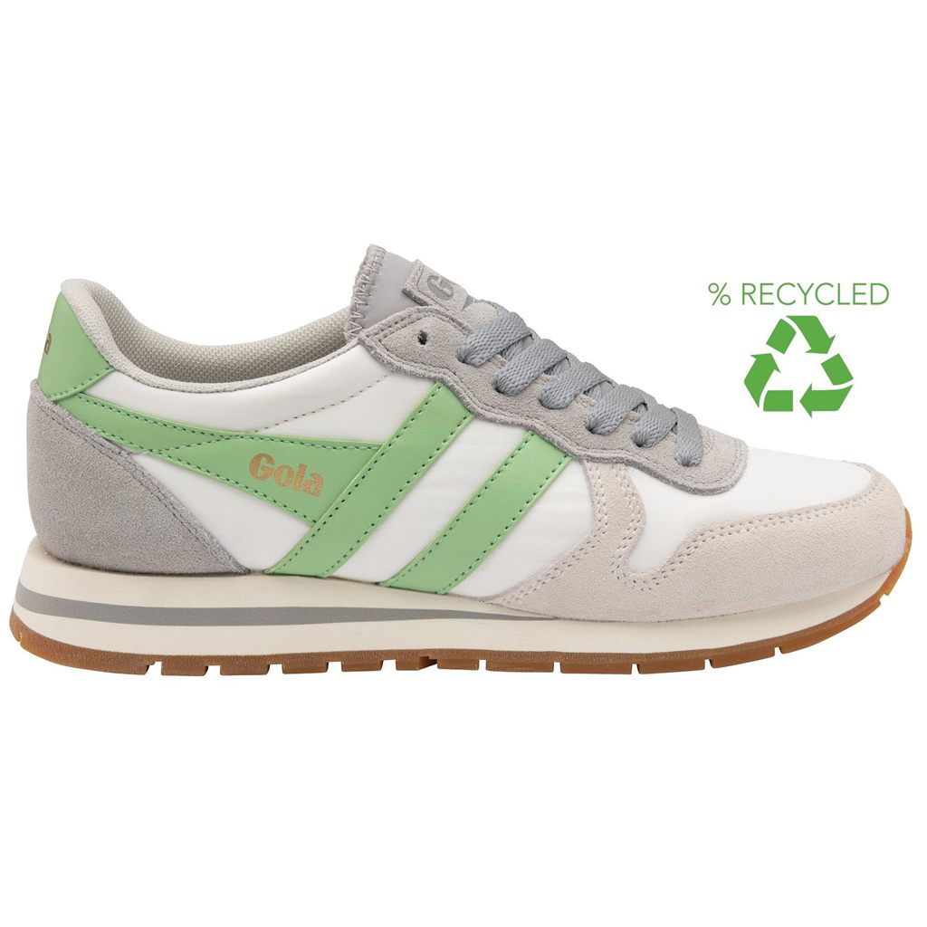 Gola Classics Daytona Chute Sneakers Białe Głęboka Szare Zielone Polska | 2915YKPUL