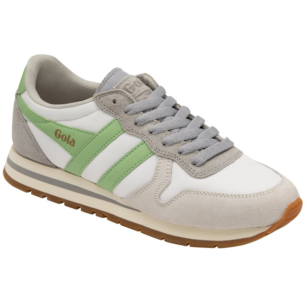 Gola Classics Daytona Chute Sneakers Białe Głęboka Szare Zielone Polska | 2915YKPUL