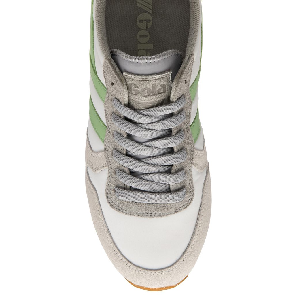 Gola Classics Daytona Chute Sneakers Białe Głęboka Szare Zielone Polska | 2915YKPUL