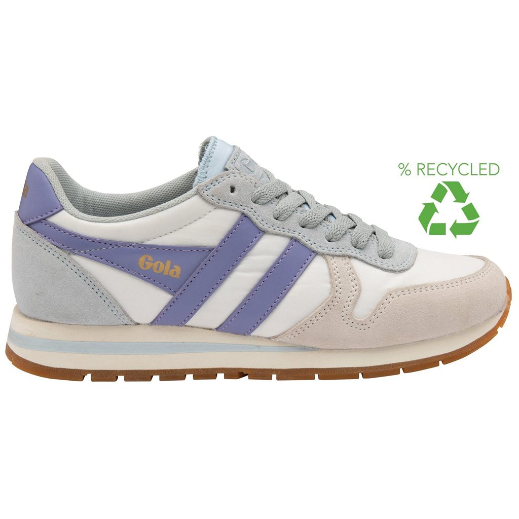 Gola Classics Daytona Chute Sneakers Białe Niebieskie Lawenda Polska | 7218OLZMG