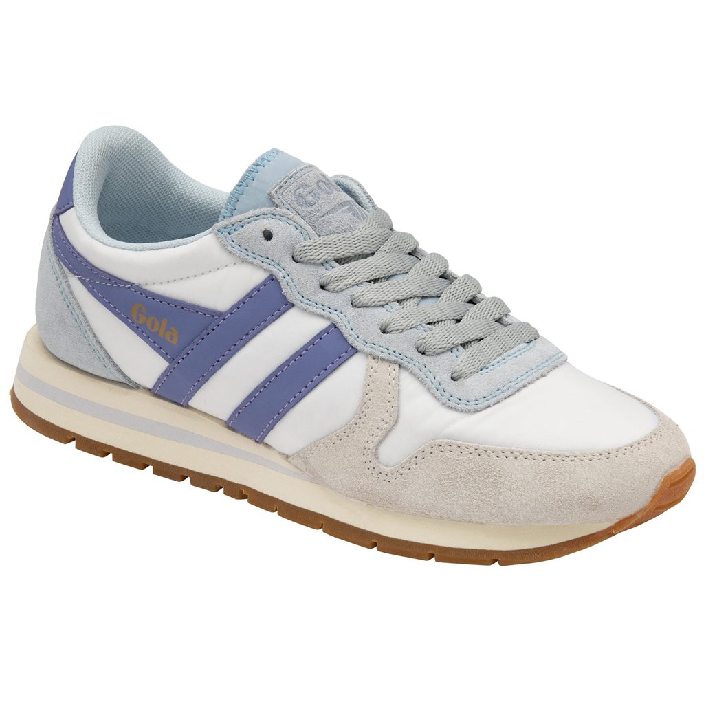 Gola Classics Daytona Chute Sneakers Białe Niebieskie Lawenda Polska | 7218OLZMG
