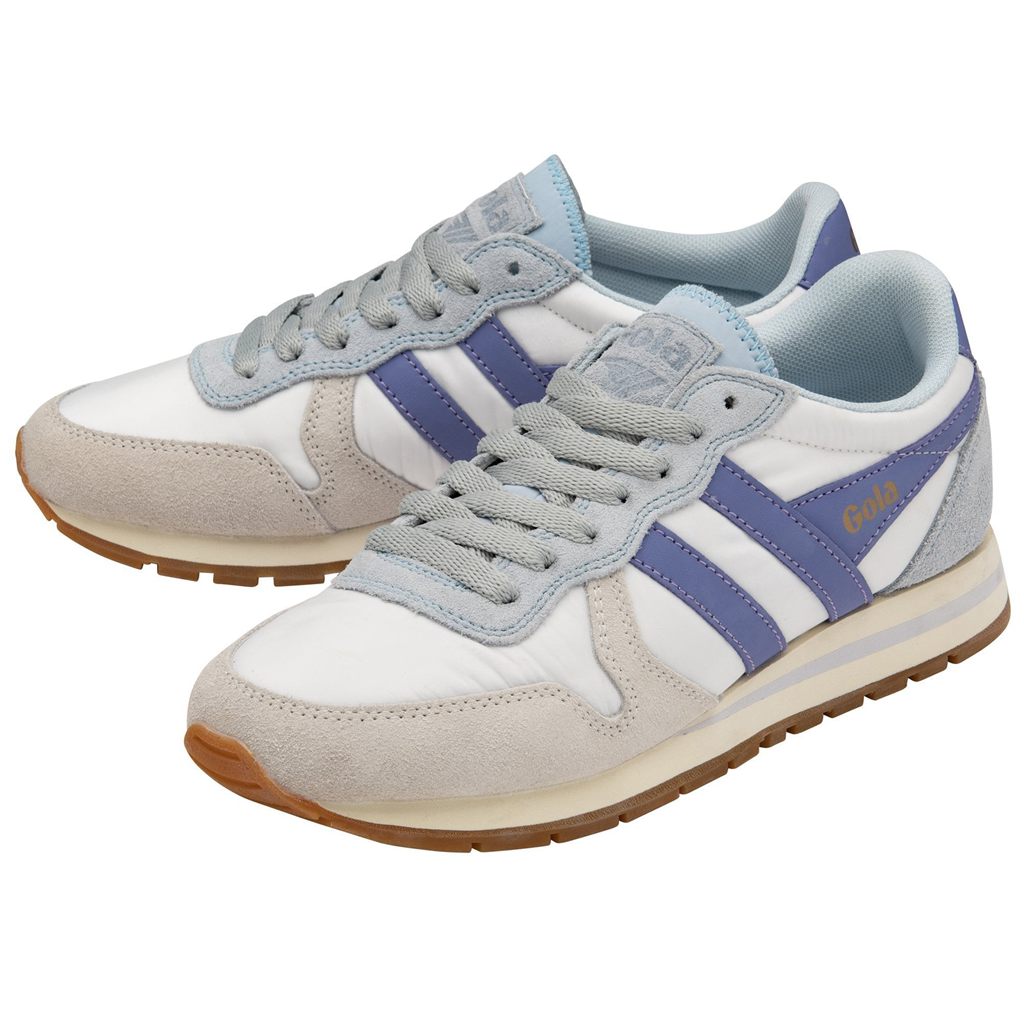 Gola Classics Daytona Chute Sneakers Białe Niebieskie Lawenda Polska | 7218OLZMG