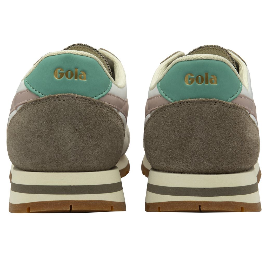 Gola Classics Daytona Chute Sneakers Białe Różowe Polska | 9473QJAYP
