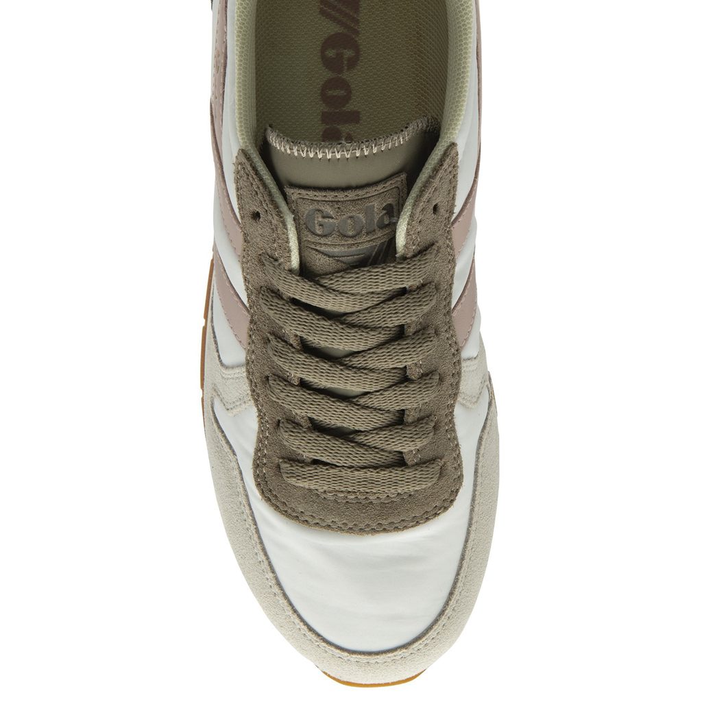 Gola Classics Daytona Chute Sneakers Białe Różowe Polska | 9473QJAYP