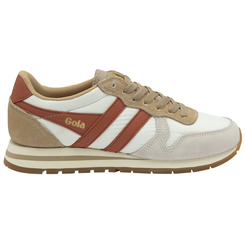 Gola Classics Daytona Chute Sneakers Białe Pomarańczowe Polska | 7856RHVUQ
