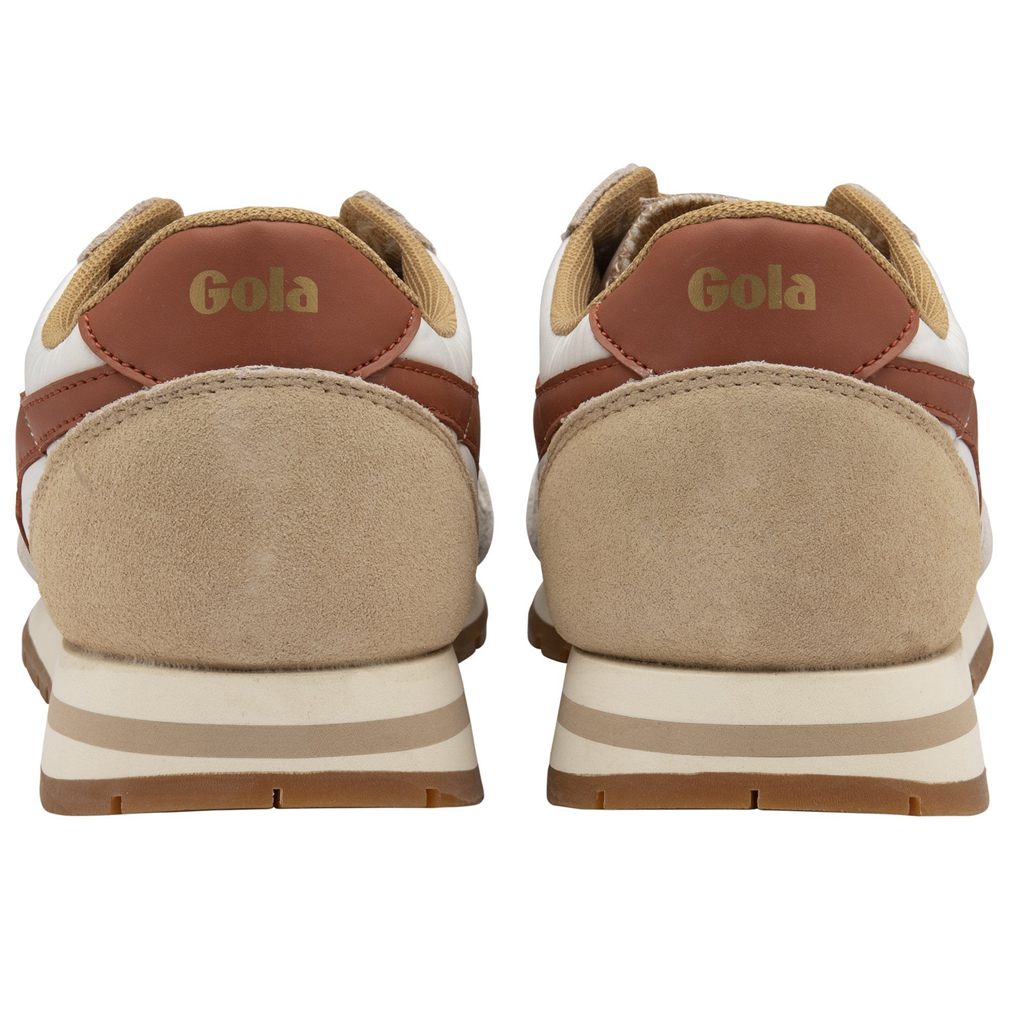 Gola Classics Daytona Chute Sneakers Białe Pomarańczowe Polska | 7856RHVUQ