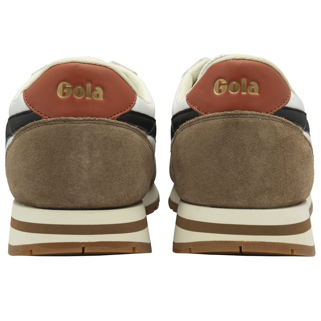 Gola Classics Daytona Chute Sneakers Białe Czarne Polska | 6524NUFBR