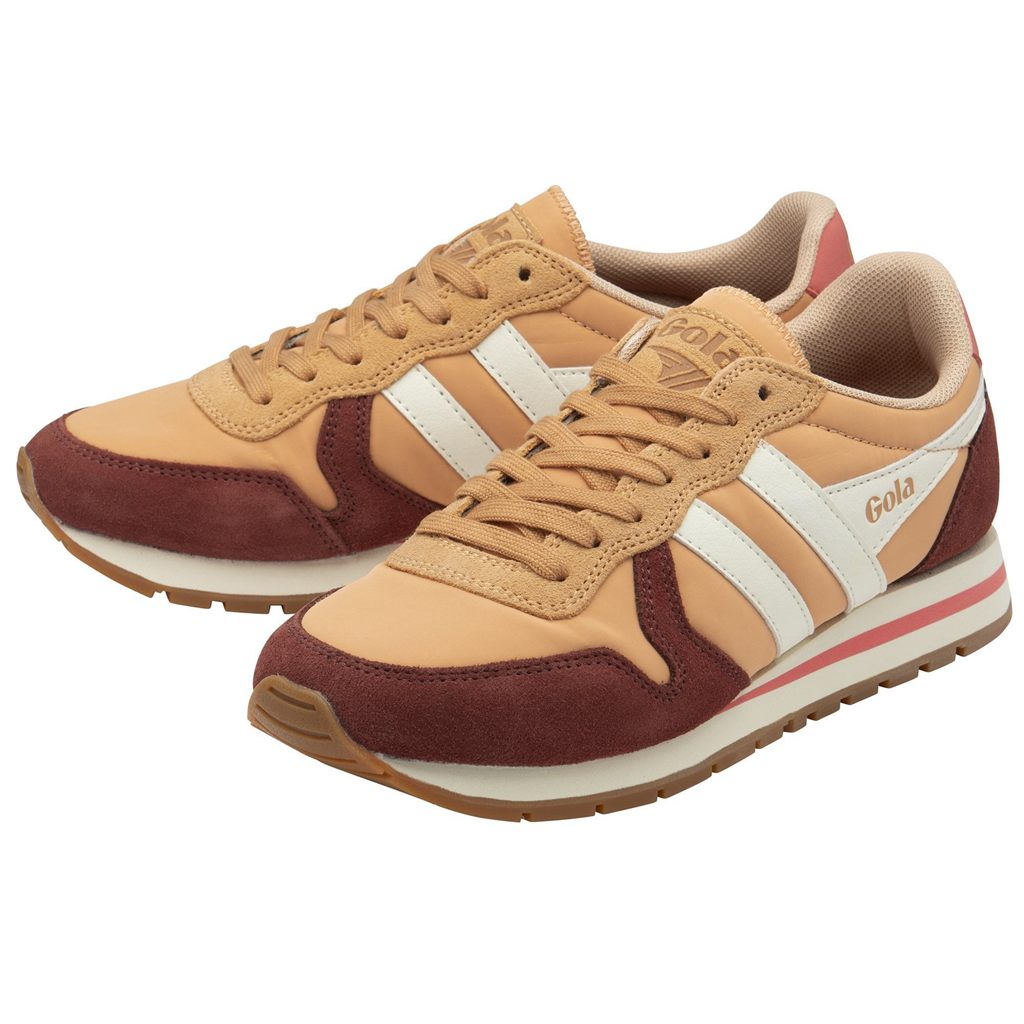 Gola Classics Daytona Chute Sneakers Czerwone Białe Polska | 8524TRLPB