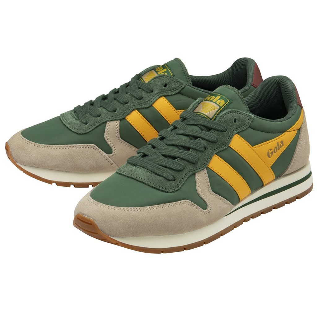 Gola Classics Daytona Chute Sneakers Evergreen Bone Sun Polska | 7945WVEGS
