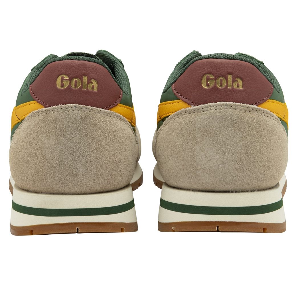 Gola Classics Daytona Chute Sneakers Evergreen Bone Sun Polska | 7945WVEGS