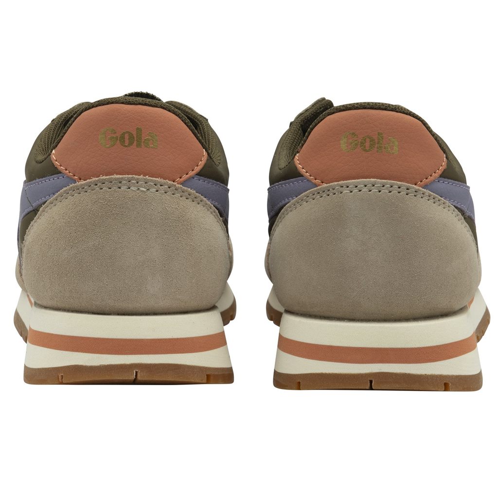 Gola Classics Daytona Chute Sneakers Khaki Lawenda Polska | 8935QLKMD