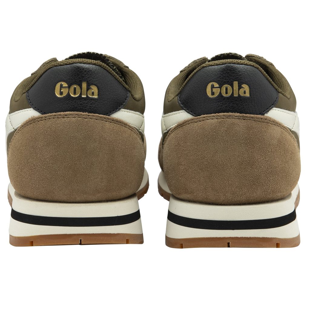 Gola Classics Daytona Chute Sneakers Khaki Białe Polska | 9640FQEUG