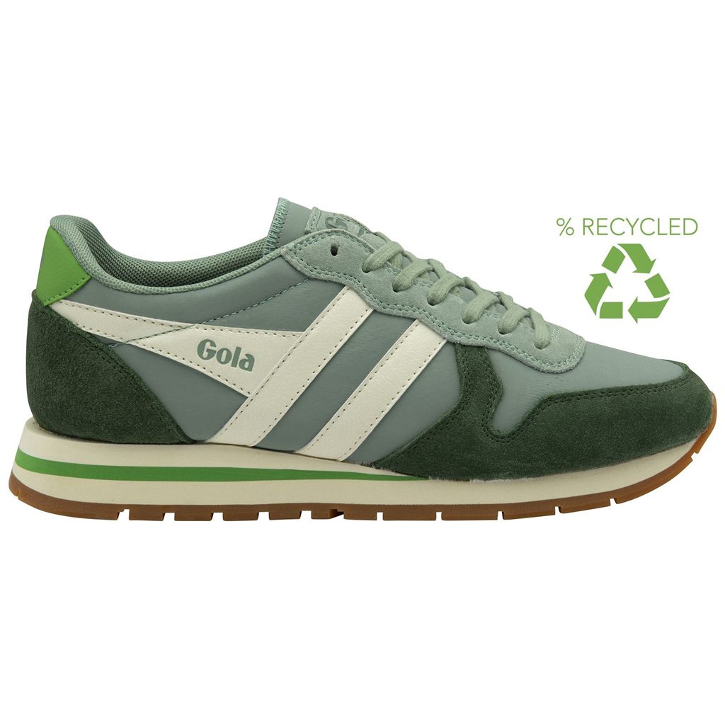Gola Classics Daytona Chute Sneakers Zielone Białe Polska | 8273ZLBYC