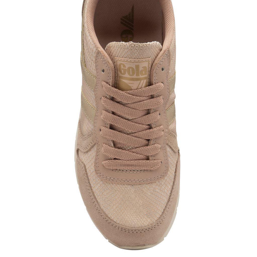 Gola Classics Daytona Lizard Sneakers Różowe Złote Polska | 5714FWSAK