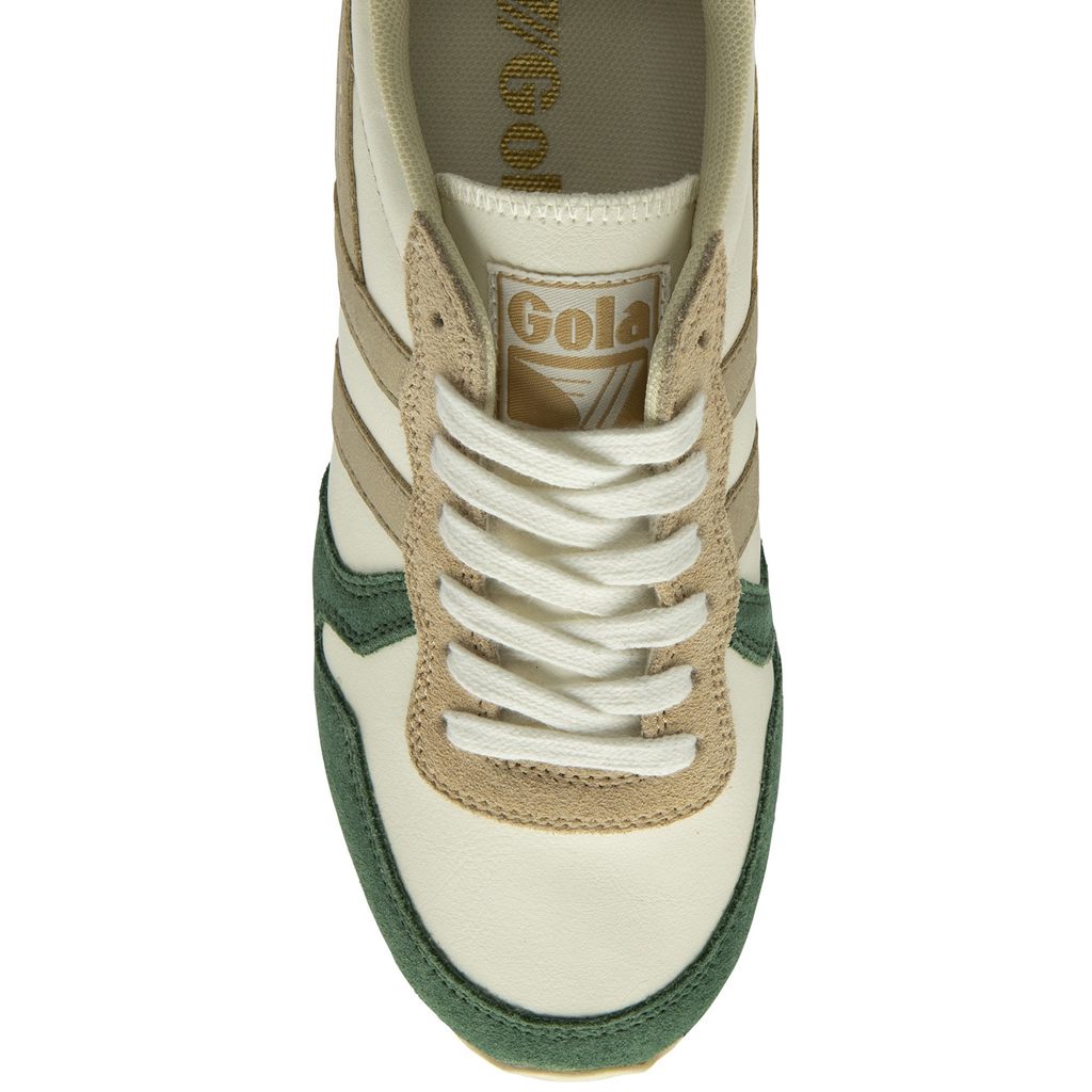 Gola Classics Daytona Quadrant Sneakers Białe Złote Polska | 4953ULFDM