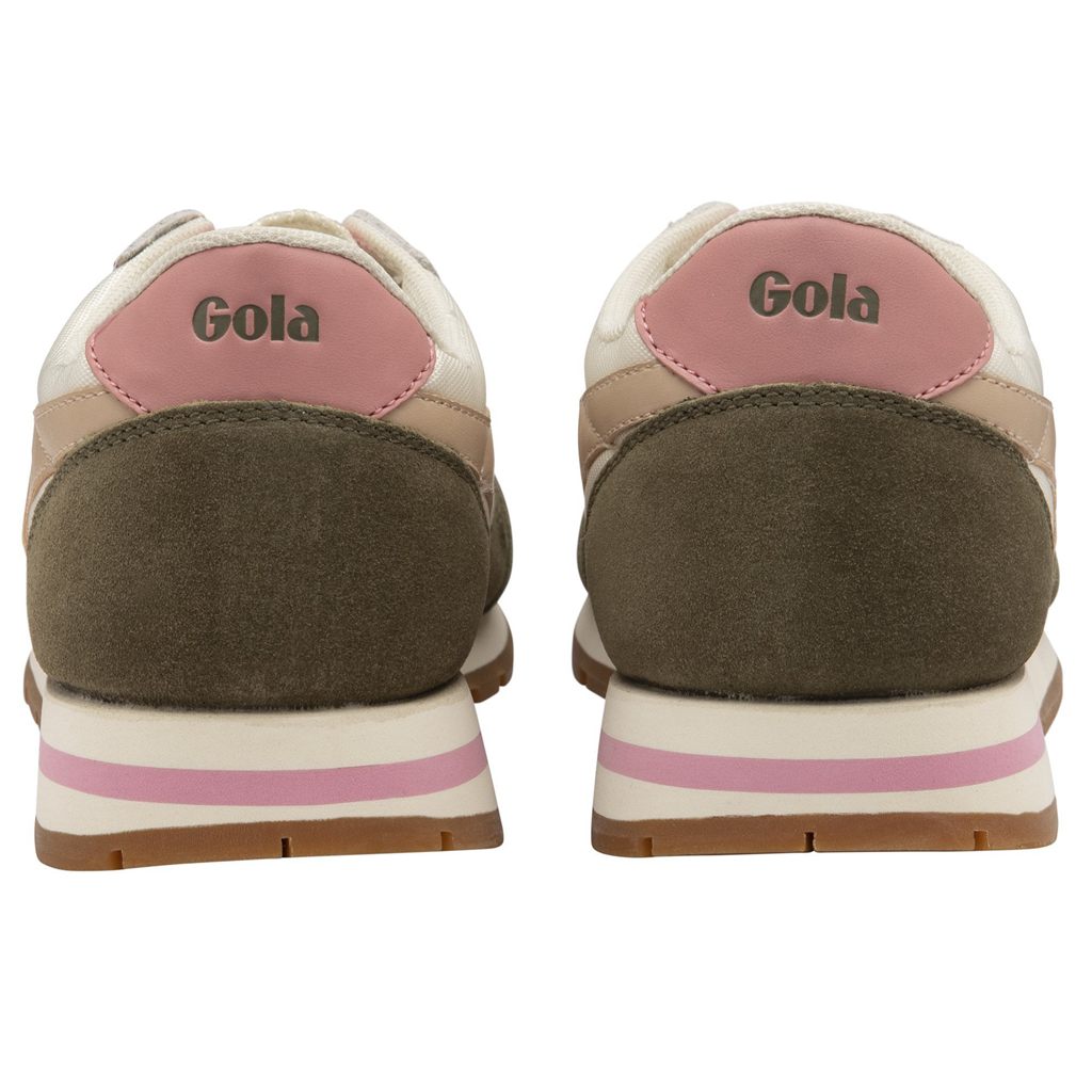 Gola Classics Daytona Sneakers Białe Khaki Różowe Polska | 7032YAVDK