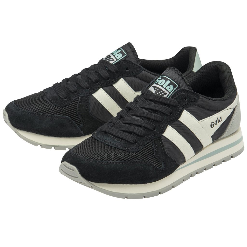 Gola Classics Daytona Sneakers Czarne Białe Polska | 9784VSQOG