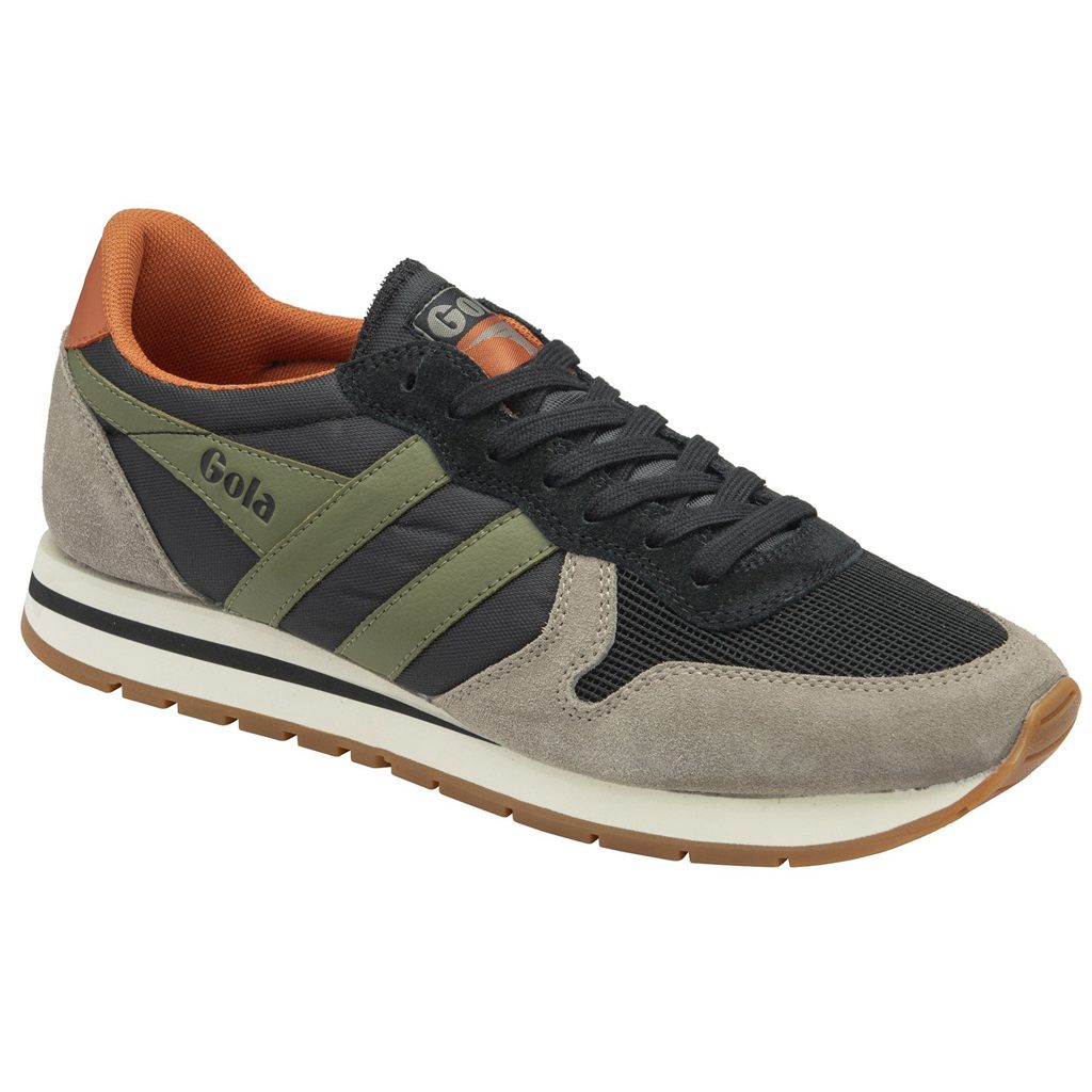 Gola Classics Daytona Sneakers Czarne Khaki Polska | 2560JFWUA