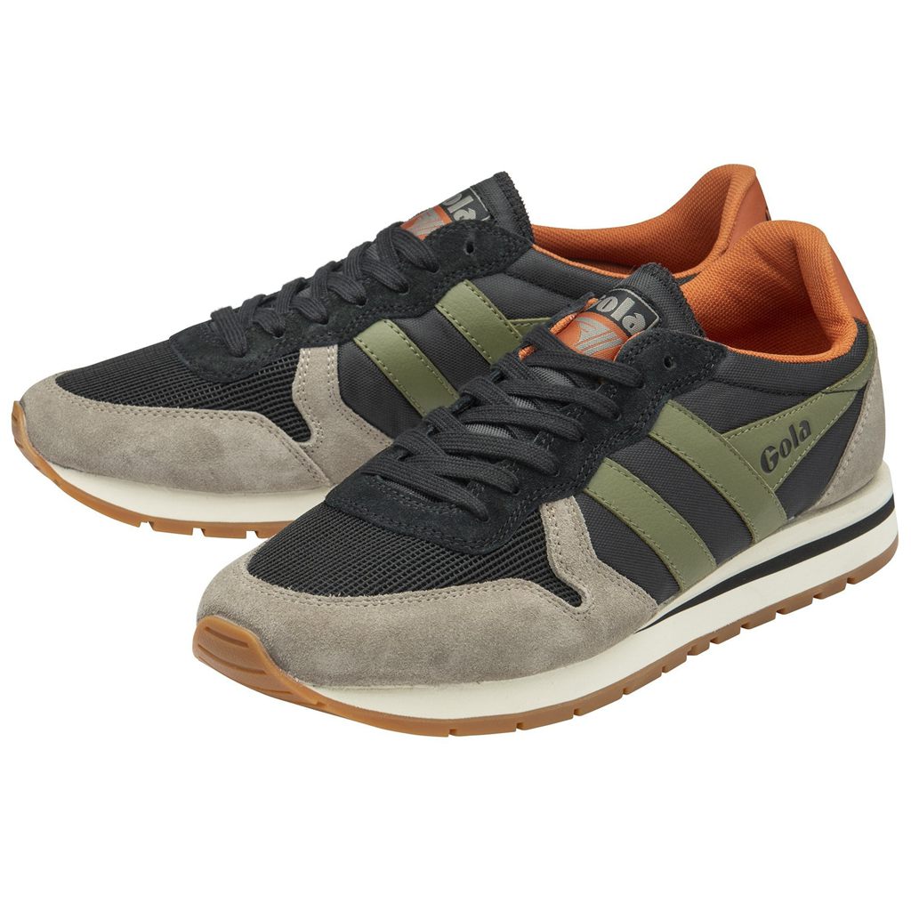Gola Classics Daytona Sneakers Czarne Khaki Polska | 2560JFWUA