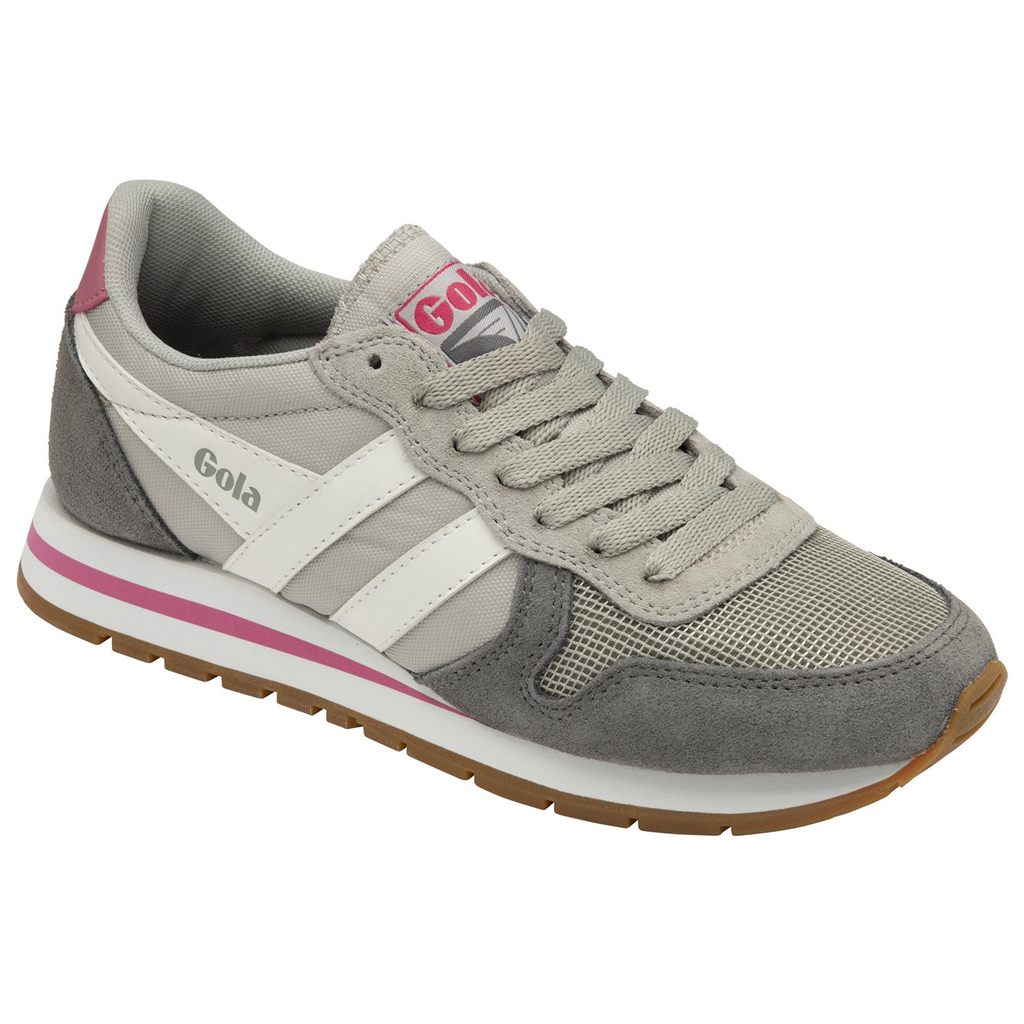 Gola Classics Daytona Sneakers Głęboka Szare Białe Różowe Polska | 2169IDYFC