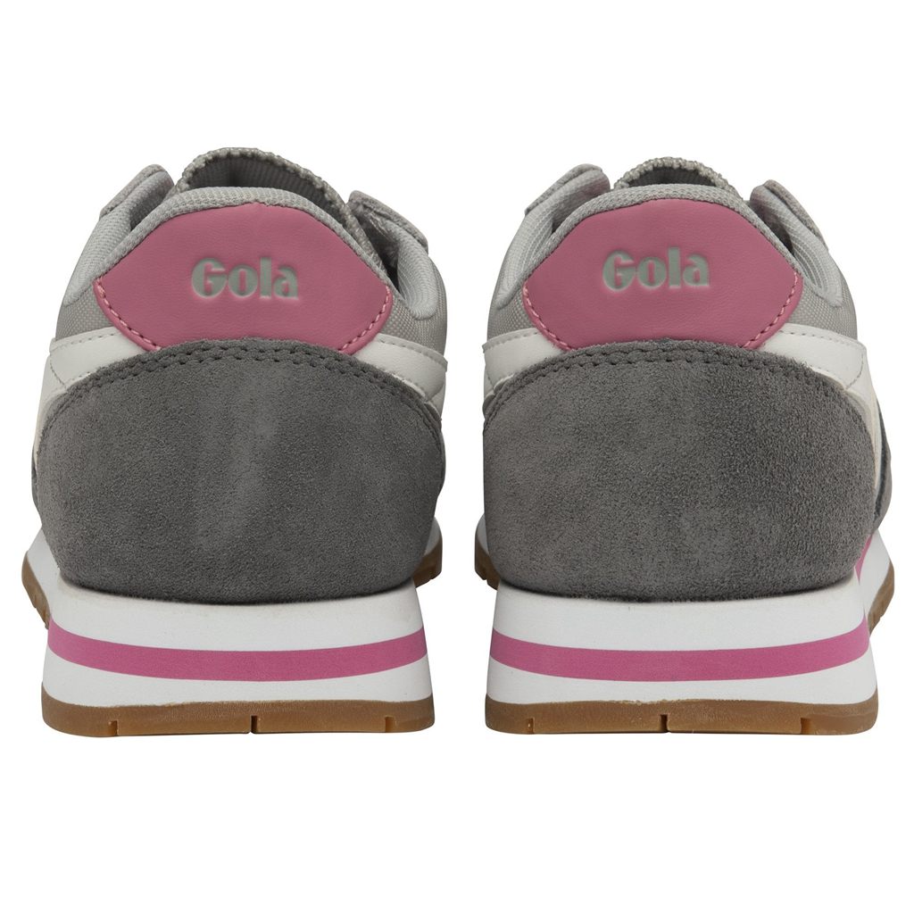 Gola Classics Daytona Sneakers Głęboka Szare Białe Różowe Polska | 2169IDYFC