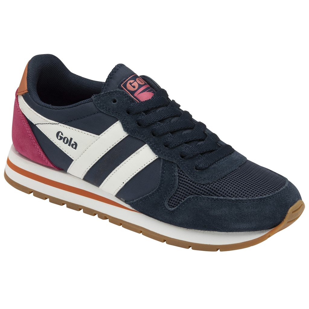 Gola Classics Daytona Sneakers Granatowe Białe Koralowe Polska | 0591PYGUS
