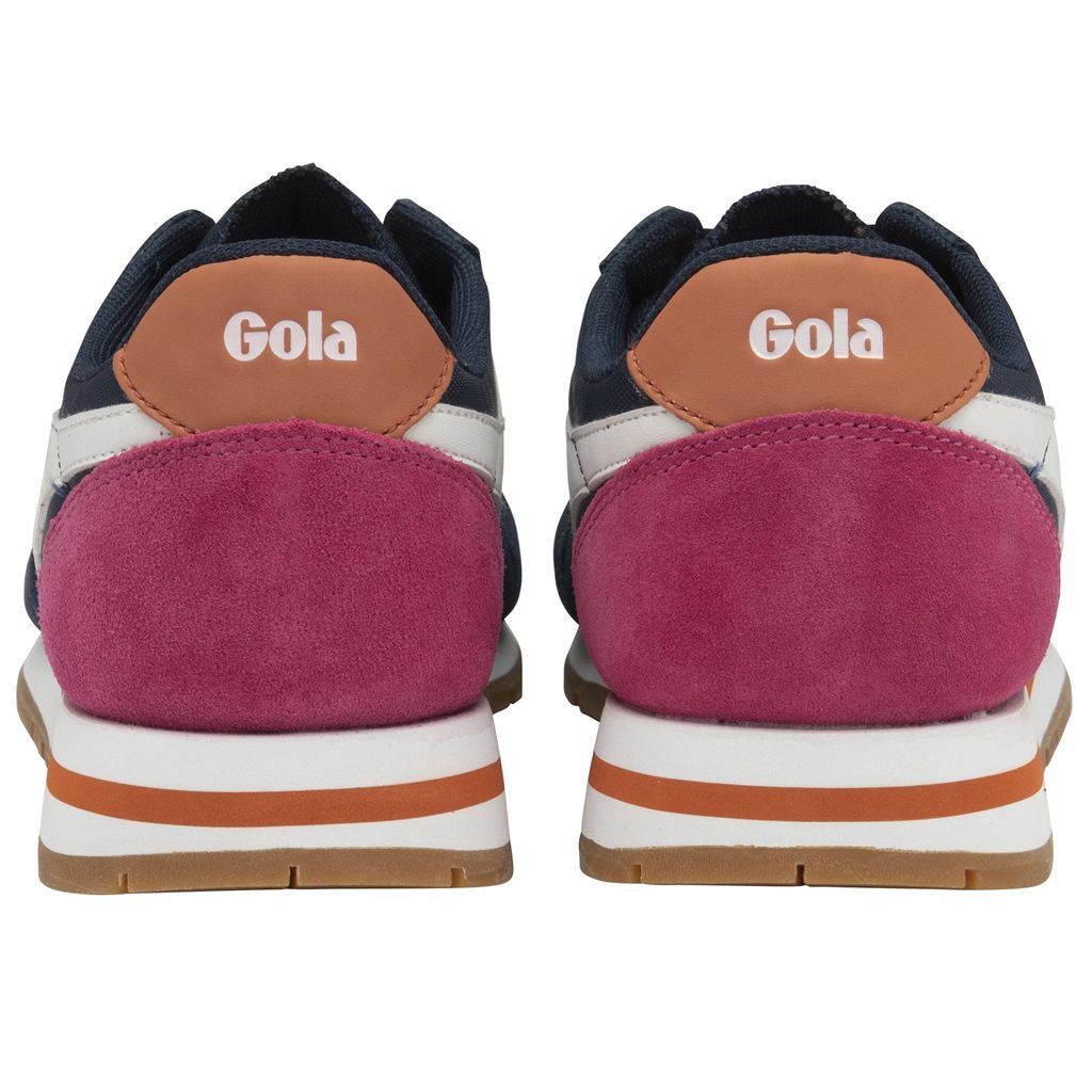 Gola Classics Daytona Sneakers Granatowe Białe Koralowe Polska | 0591PYGUS