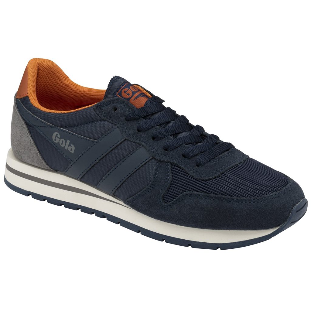 Gola Classics Daytona Sneakers Granatowe Pomarańczowe Polska | 4360LANPU