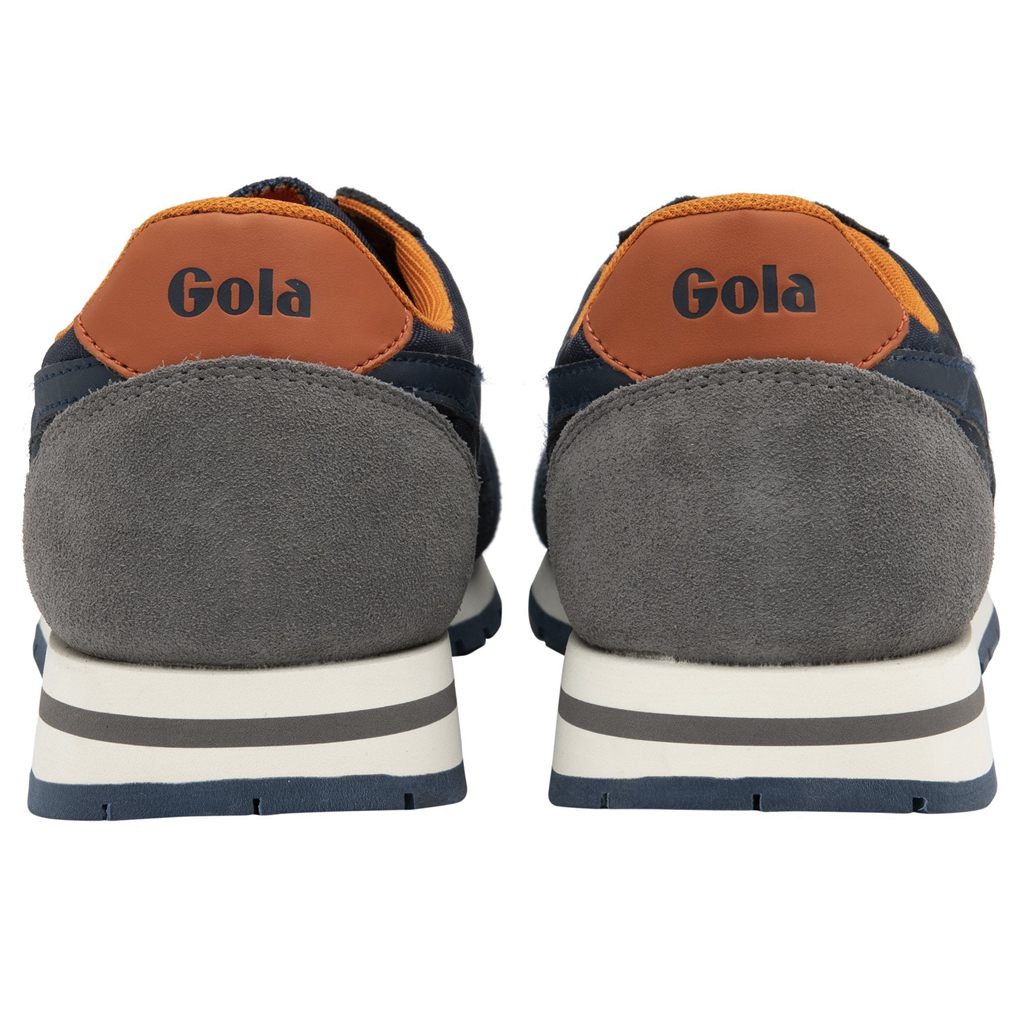 Gola Classics Daytona Sneakers Granatowe Pomarańczowe Polska | 4360LANPU