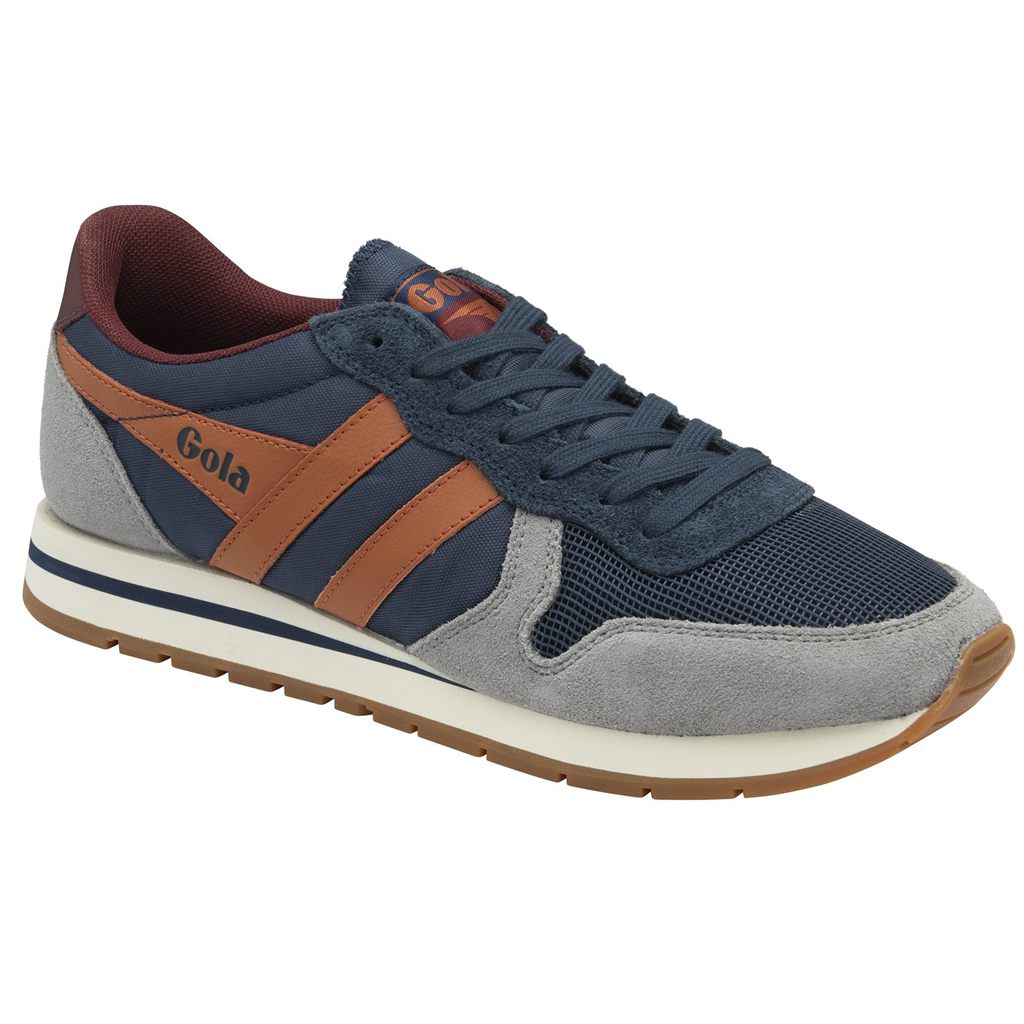 Gola Classics Daytona Sneakers Granatowe Pomarańczowe Polska | 5210NZJOW