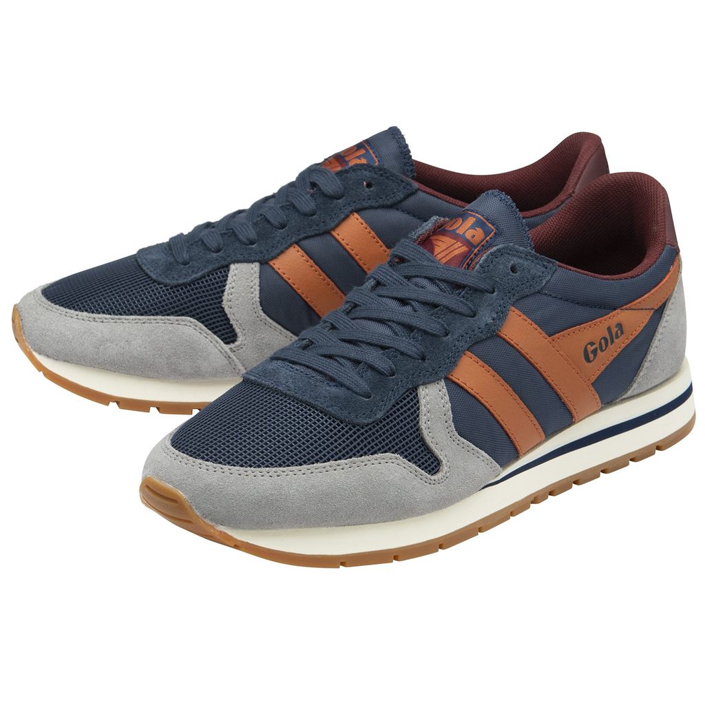 Gola Classics Daytona Sneakers Granatowe Pomarańczowe Polska | 5210NZJOW