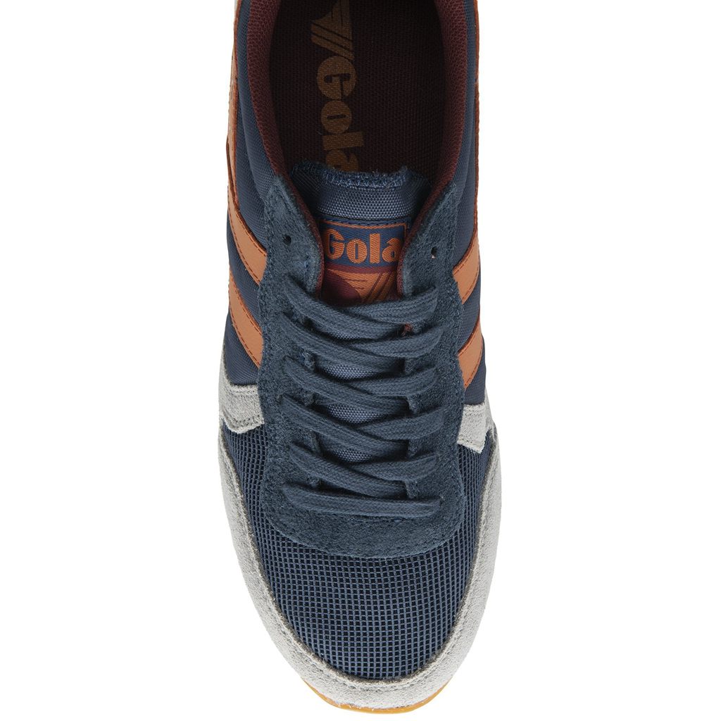 Gola Classics Daytona Sneakers Granatowe Pomarańczowe Polska | 5210NZJOW
