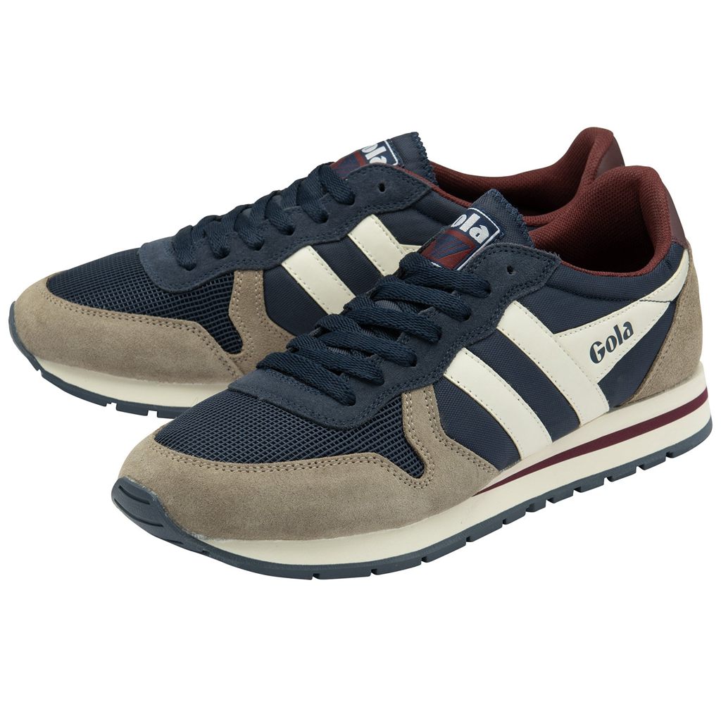 Gola Classics Daytona Sneakers Granatowe Białe Polska | 3675IVKUB