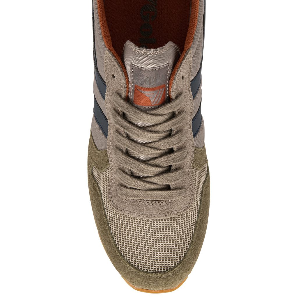 Gola Classics Daytona Sneakers Khaki Granatowe Polska | 6390YFAOQ