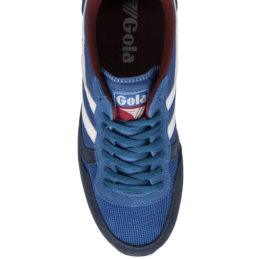 Gola Classics Daytona Sneakers Niebieskie Granatowe Białe Polska | 0621YELIZ