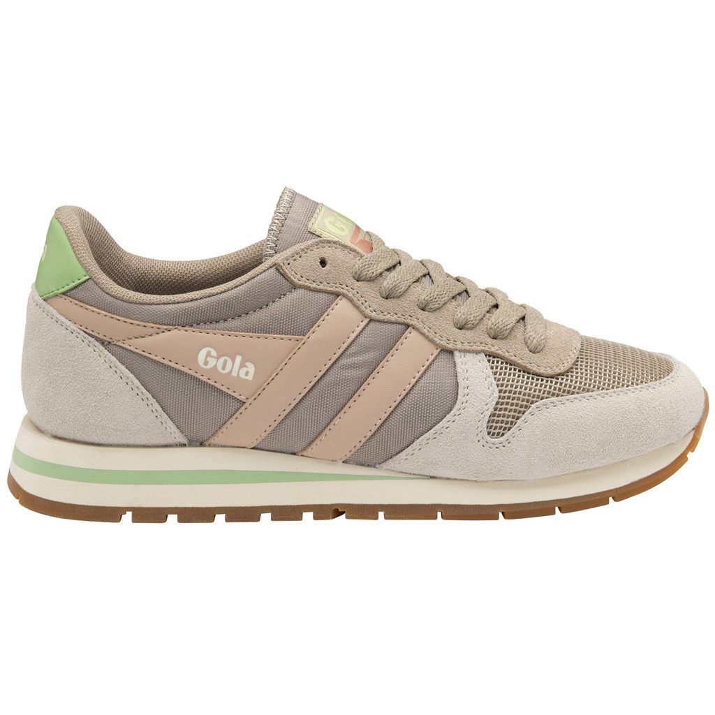 Gola Classics Daytona Sneakers Szare Białe Różowe Polska | 5793IUGEQ