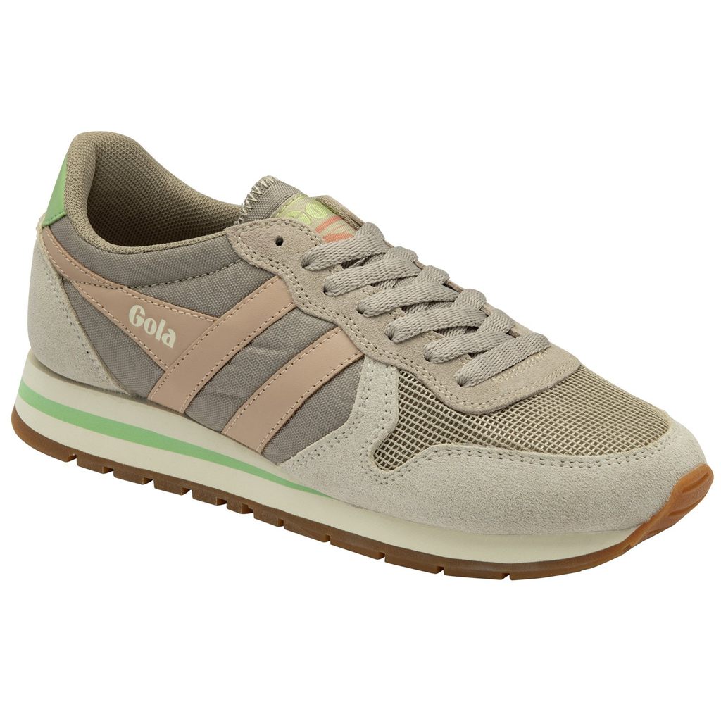 Gola Classics Daytona Sneakers Szare Białe Różowe Polska | 5793IUGEQ