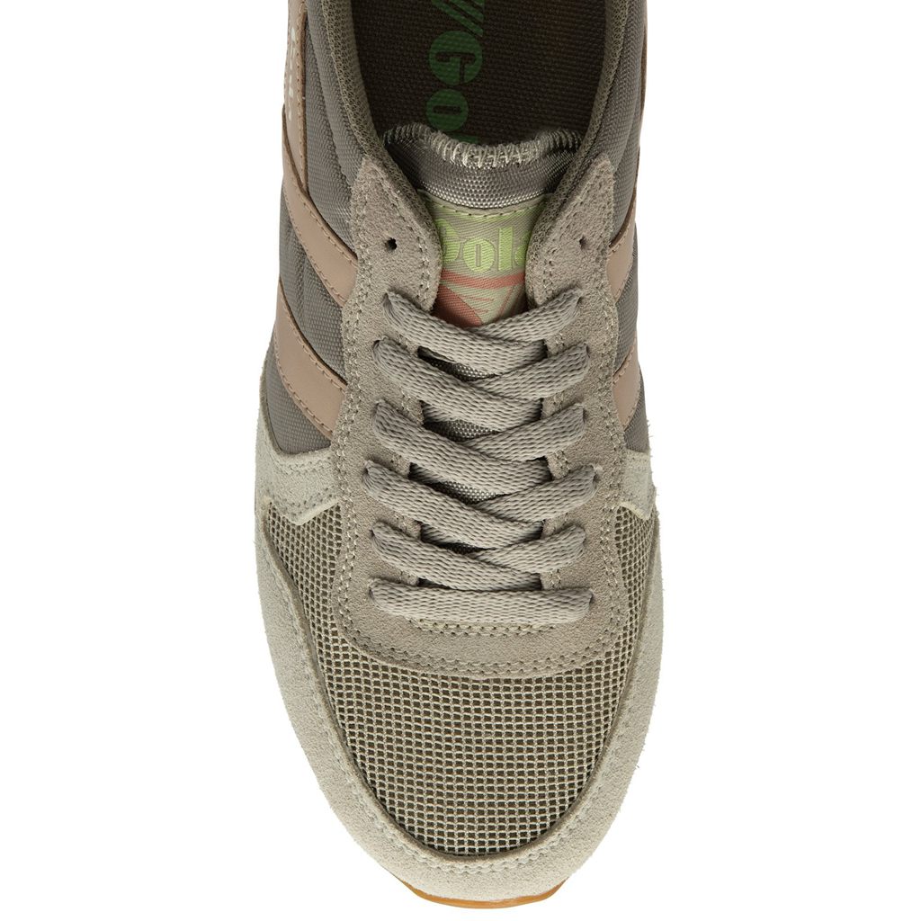 Gola Classics Daytona Sneakers Szare Białe Różowe Polska | 5793IUGEQ