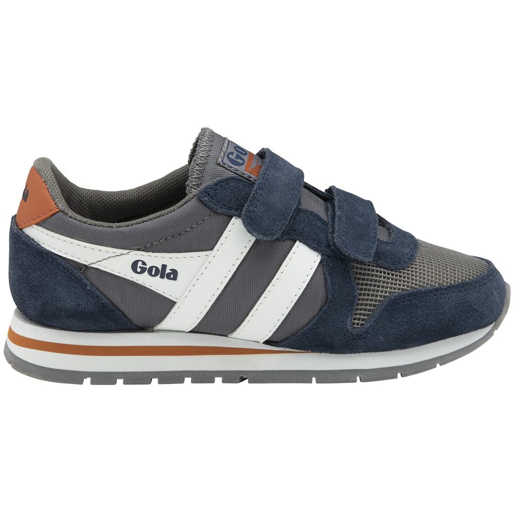 Gola Classics Daytona Strap Sneakers Granatowe Białe Polska | 0918DCIPN