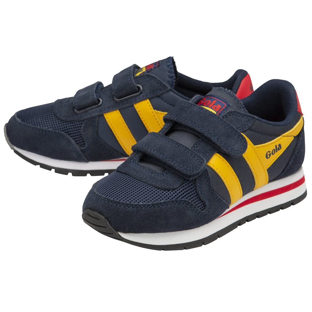 Gola Classics Daytona Strap Sneakers Granatowe Czerwone Polska | 1837PBGKM