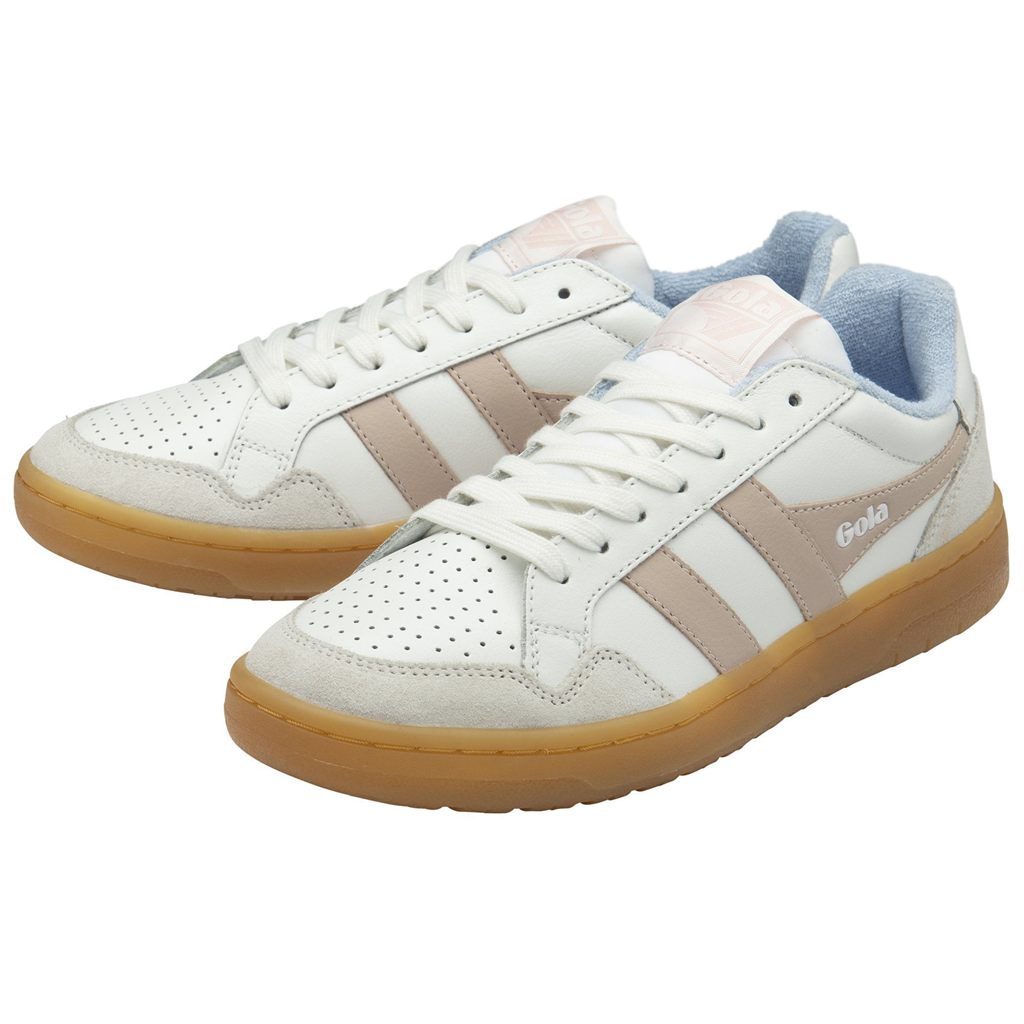 Gola Classics Eagle '86 Sneakers Białe Różowe Polska | 3457EUBQD