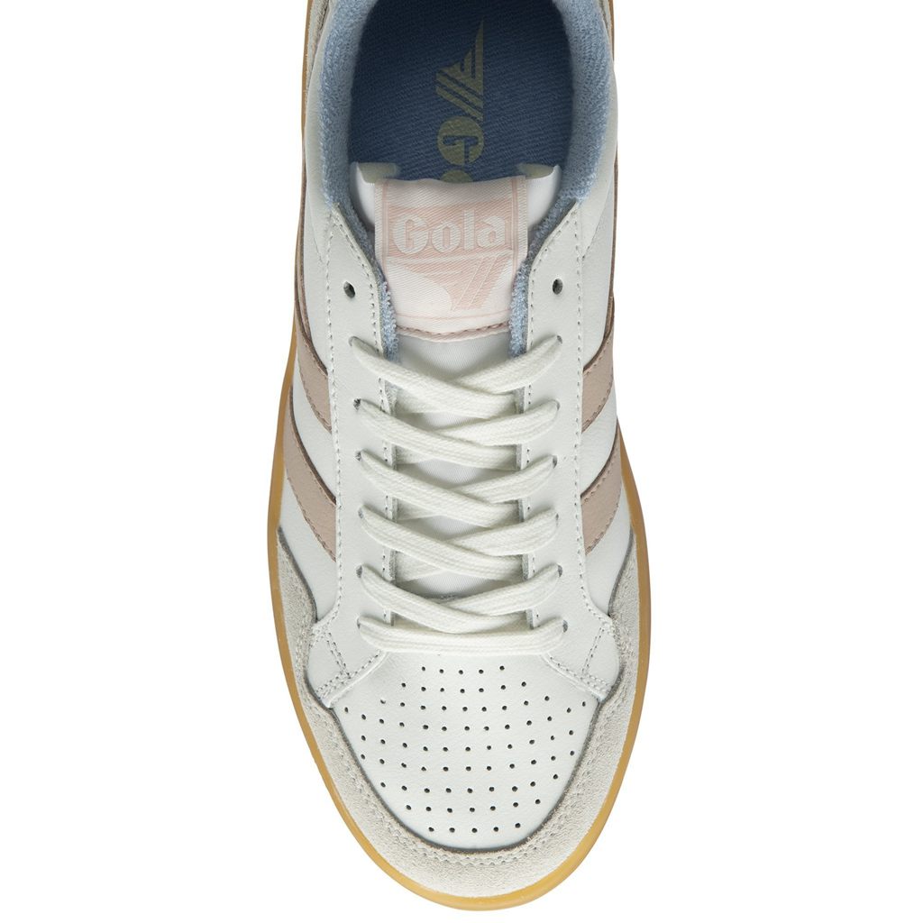 Gola Classics Eagle '86 Sneakers Białe Różowe Polska | 3457EUBQD