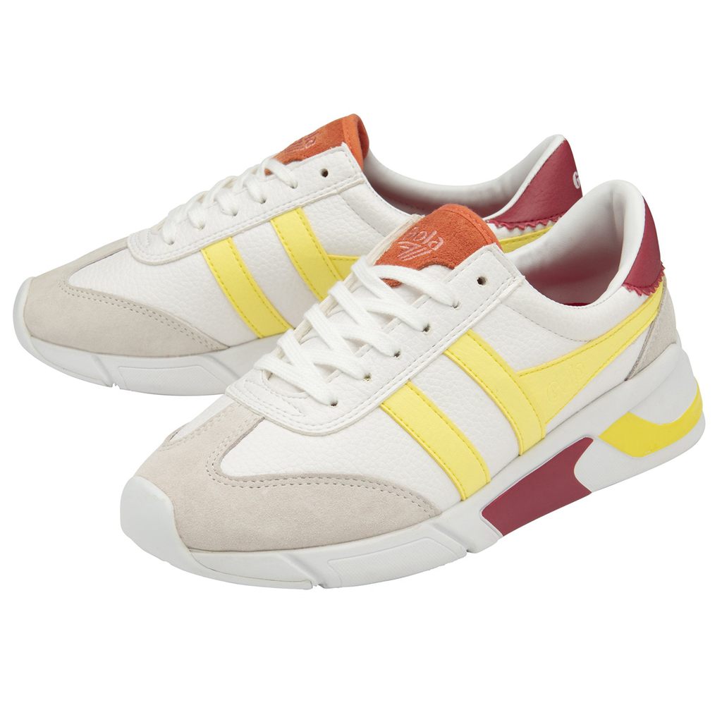 Gola Classics Eclipse California Sneakers Białe Polska | 2165NMCYA