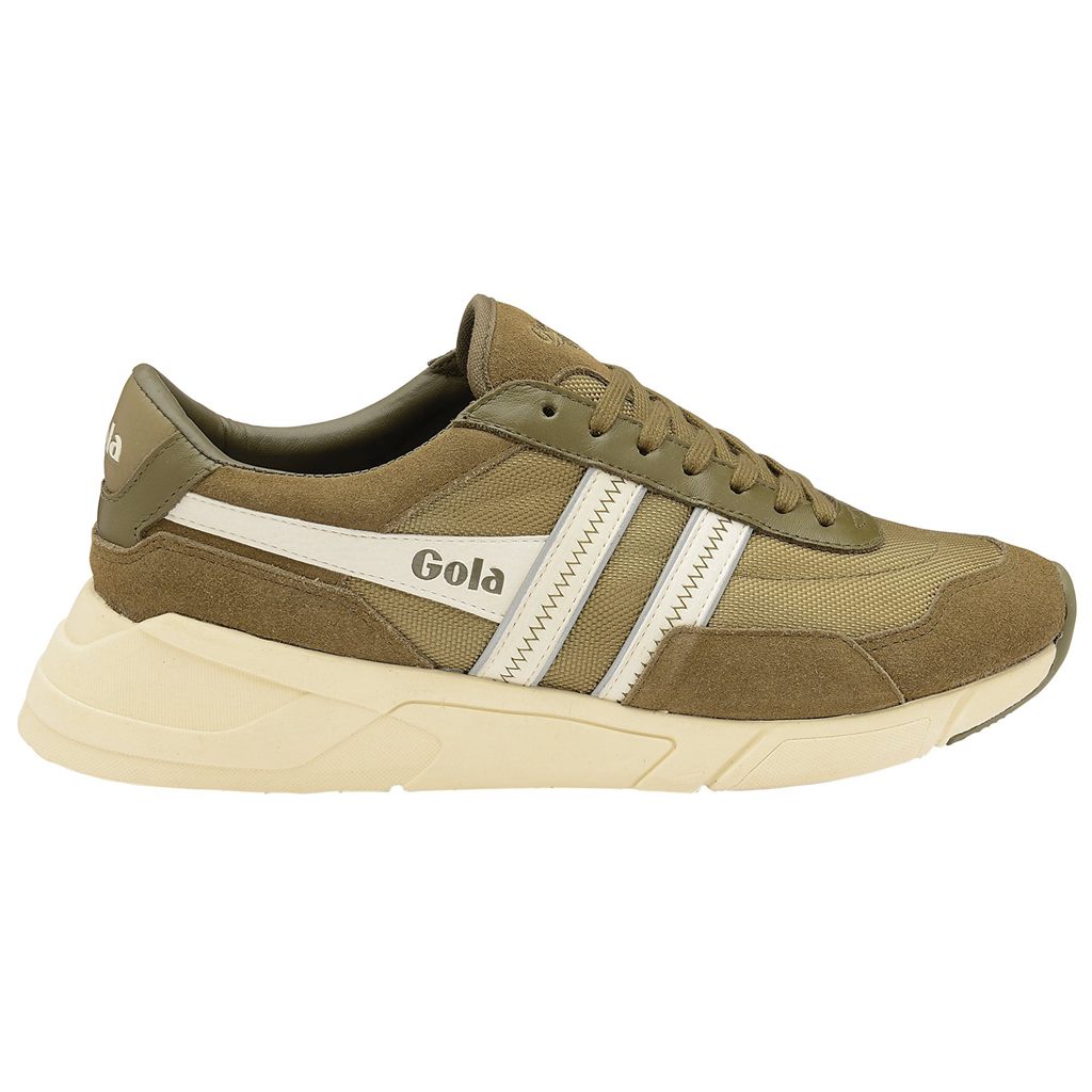 Gola Classics Eclipse Legacy Sneakers Khaki Białe Polska | 1204JSICE