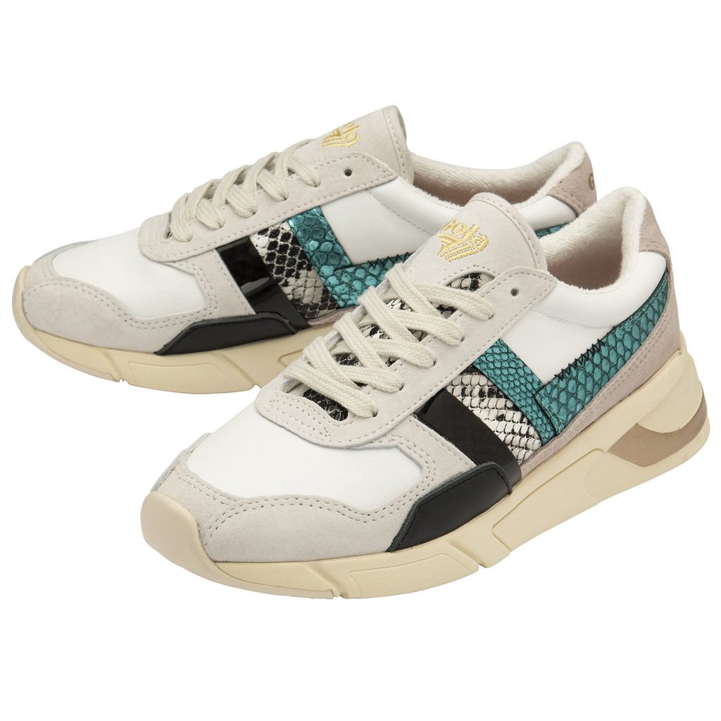 Gola Classics Eclipse Mode Sneakers Białe Polska | 6374ZSQJG