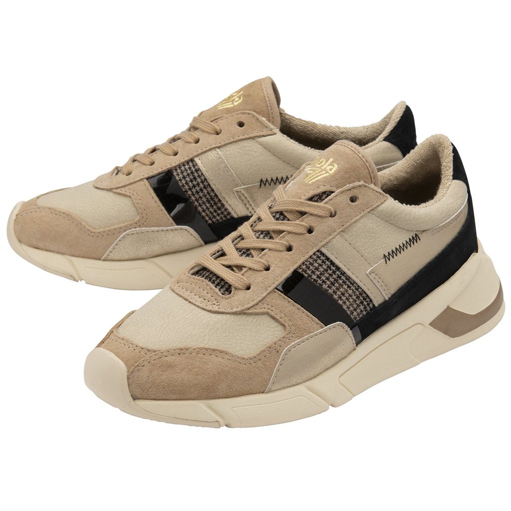 Gola Classics Eclipse Mode Sneakers Oat Tweed Multi Polska | 8096GDYTQ