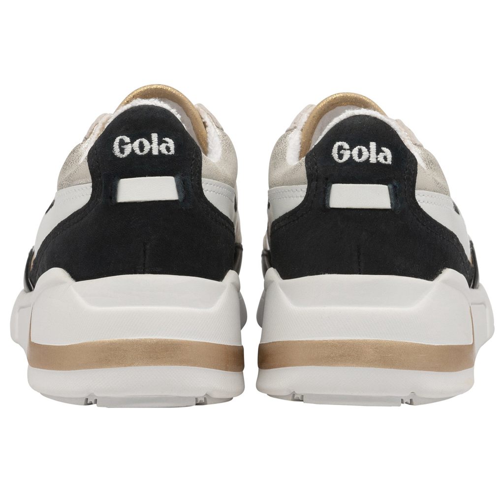 Gola Classics Eclipse Mode Sneakers Srebrne Złote Polska | 6743ZNUPM