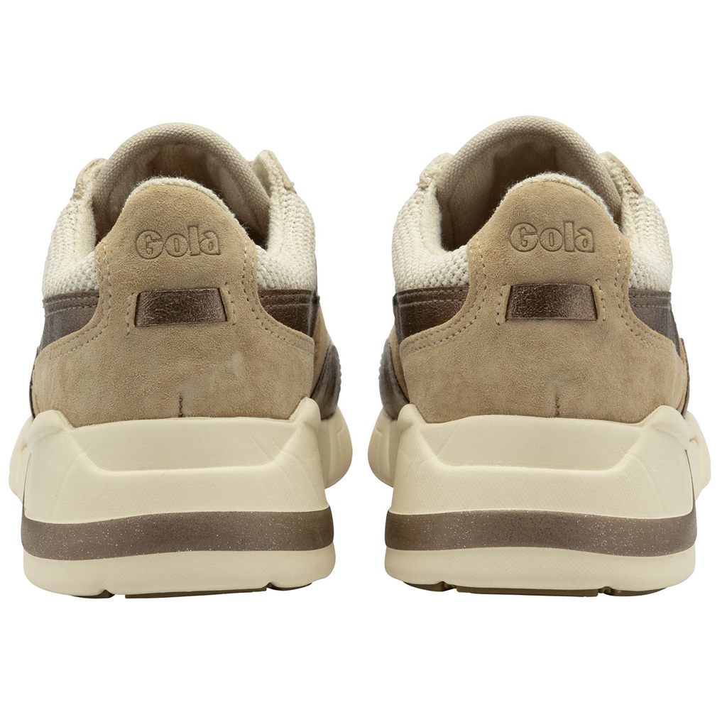 Gola Classics Eclipse Mode Sneakers Wheat Oat Bronze Polska | 3845WZRAS