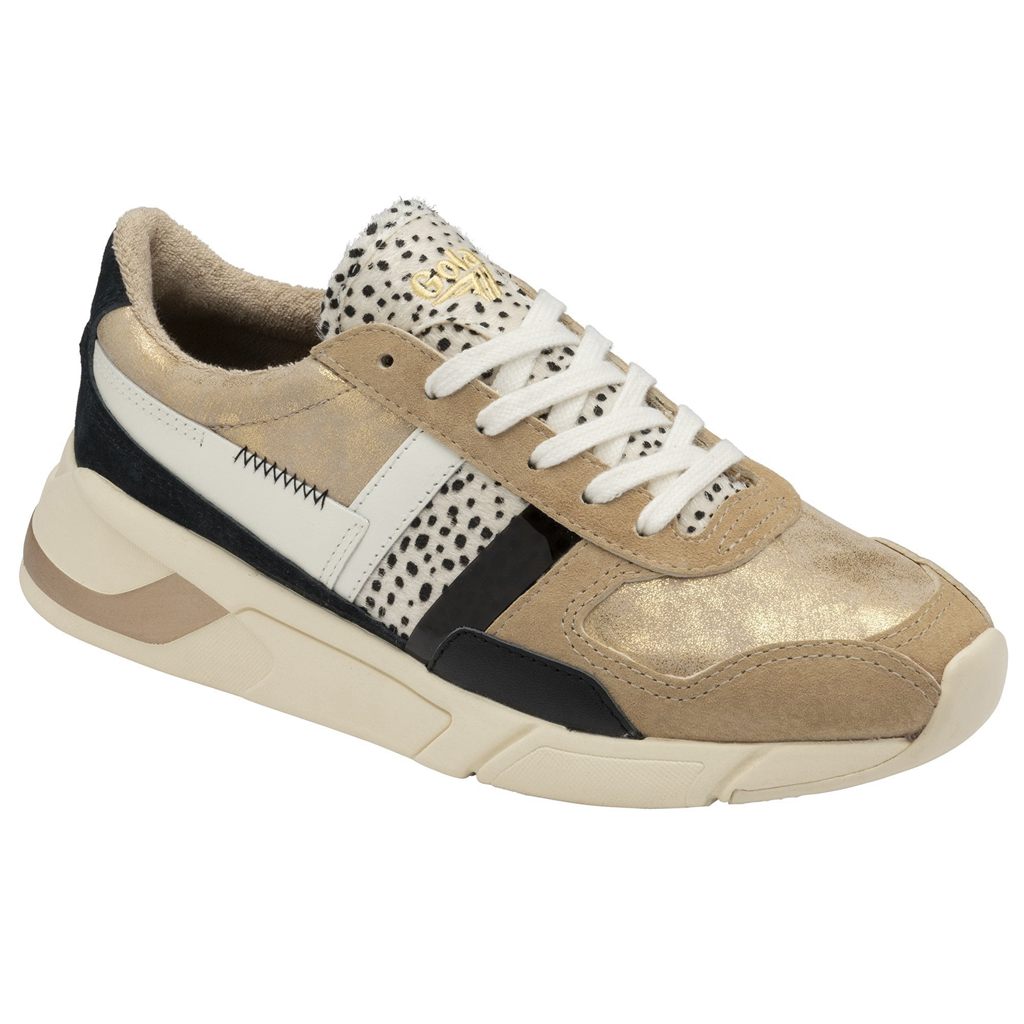 Gola Classics Eclipse Mode Sneakers Złote Polska | 2147GHCBQ