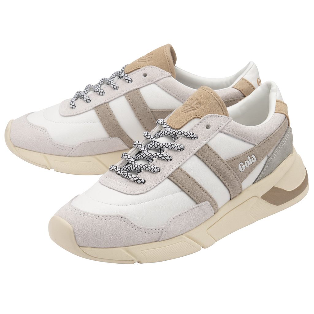 Gola Classics Eclipse Pure Sneakers Białe Szare Polska | 1983LYQST